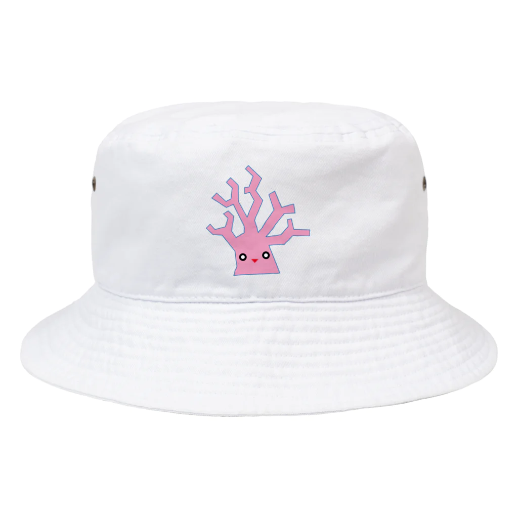 ゴロニャーのダサT屋さんのサンゴの日 対応グッズ サンゴくん Bucket Hat