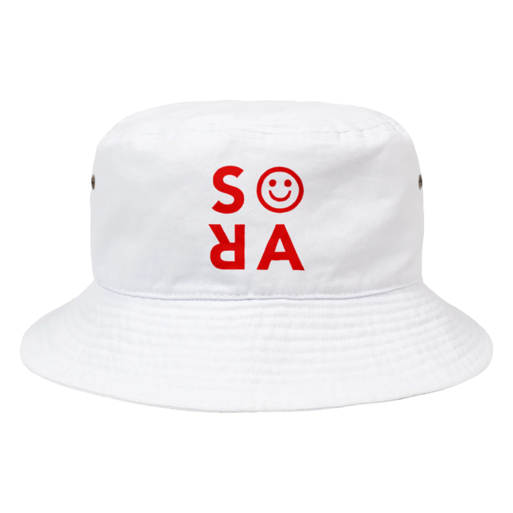 S☺︎RA BRANDのS☺︎RA ロゴ入り Bucket Hat