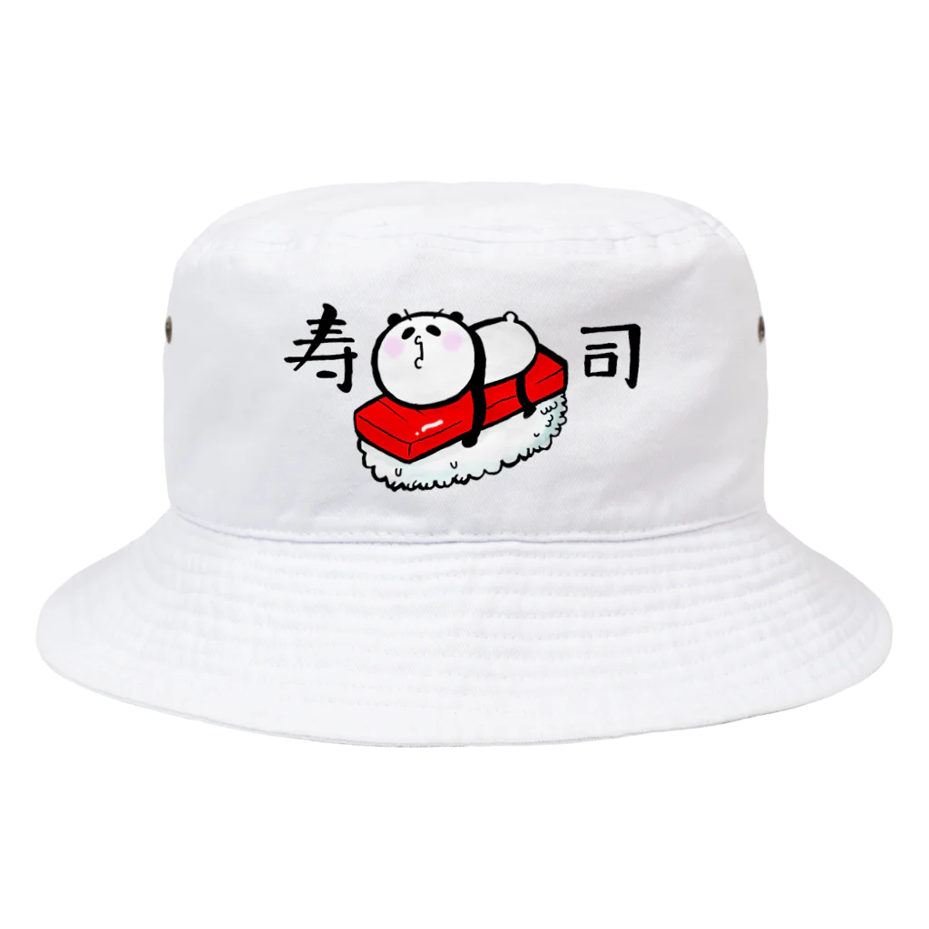 ぱんだしまいのパンダねえさんマグロ寿司 Bucket Hat