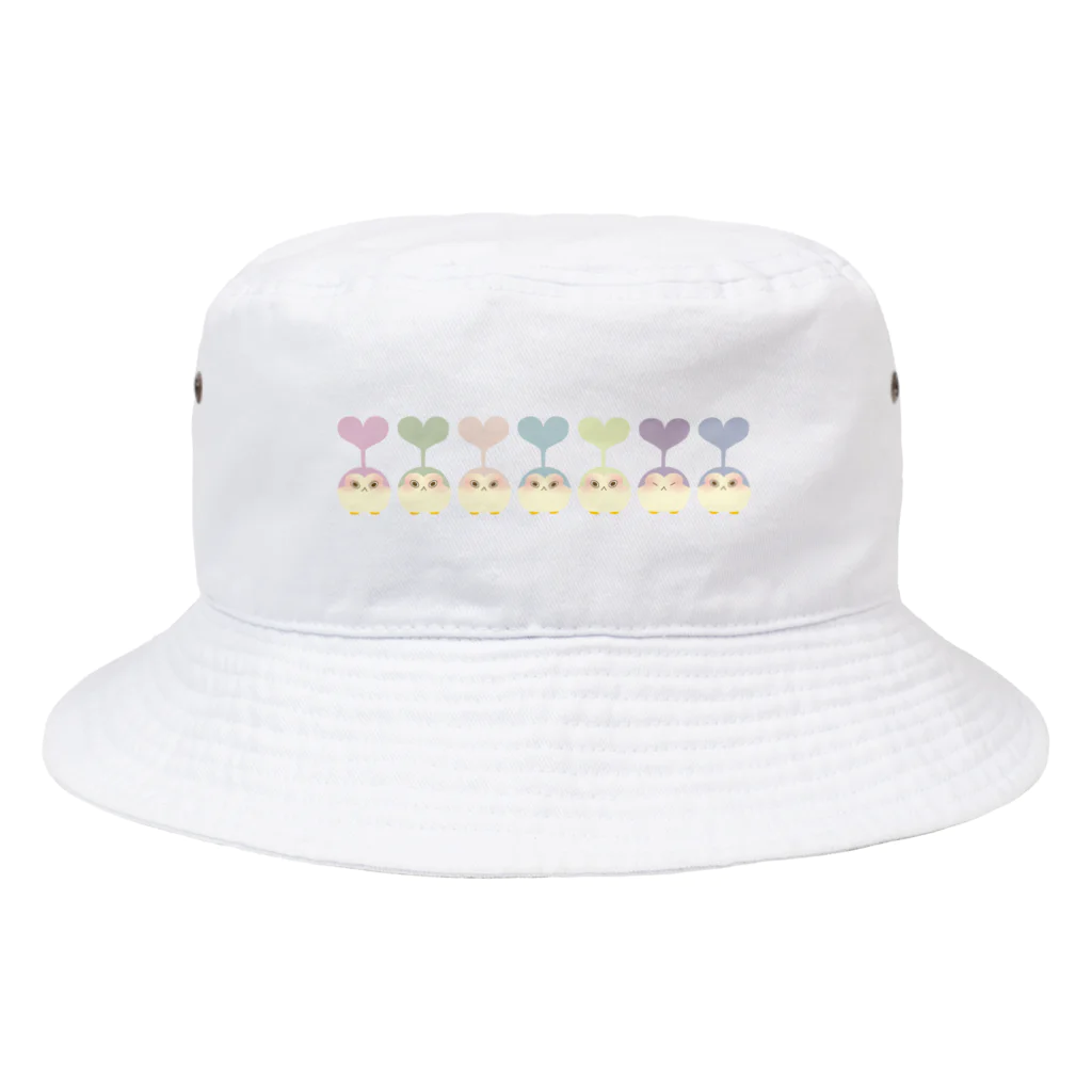 moctaaのハートのいきもの つるめちゃん Bucket Hat