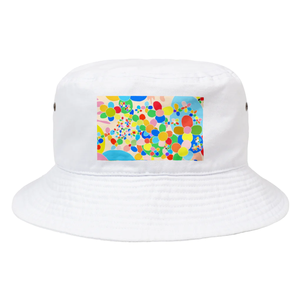 pillishopの花。丸。 Bucket Hat