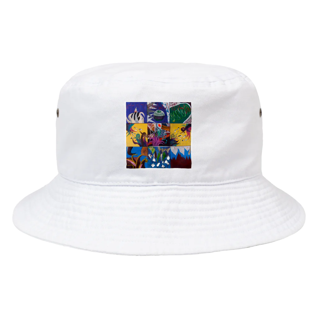 ニューヨークの抽象画 Bucket Hat