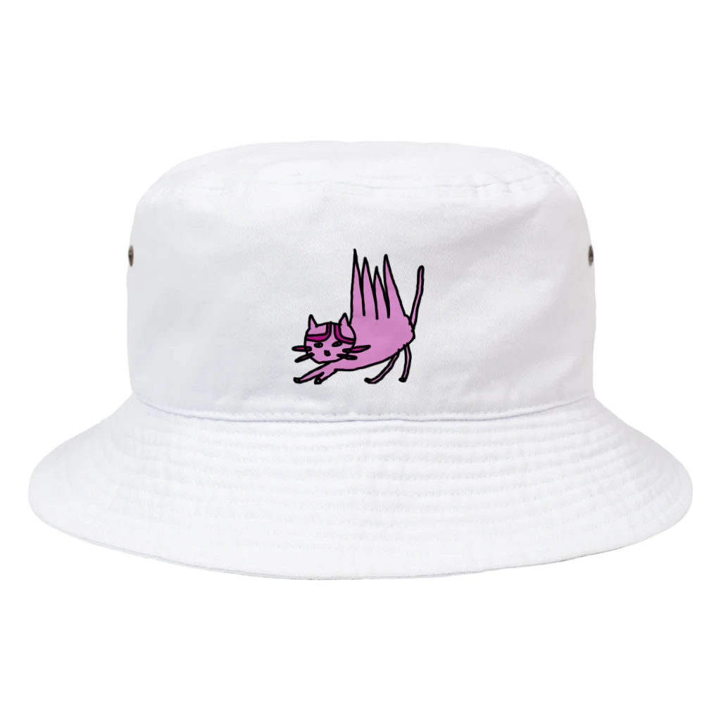 みほDESIGNの猫のシャーちゃん。 Bucket Hat