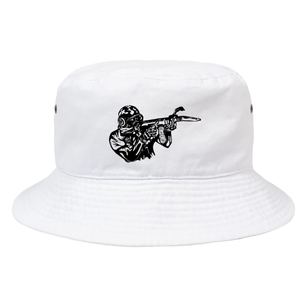 K.G.Bのオルトフォンスナイパー　ステンシル風 Bucket Hat