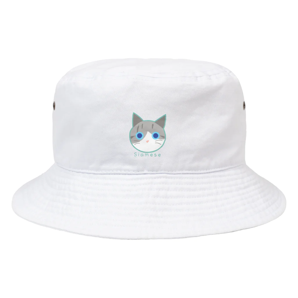 かまくらまいのシャムトラ猫 Bucket Hat