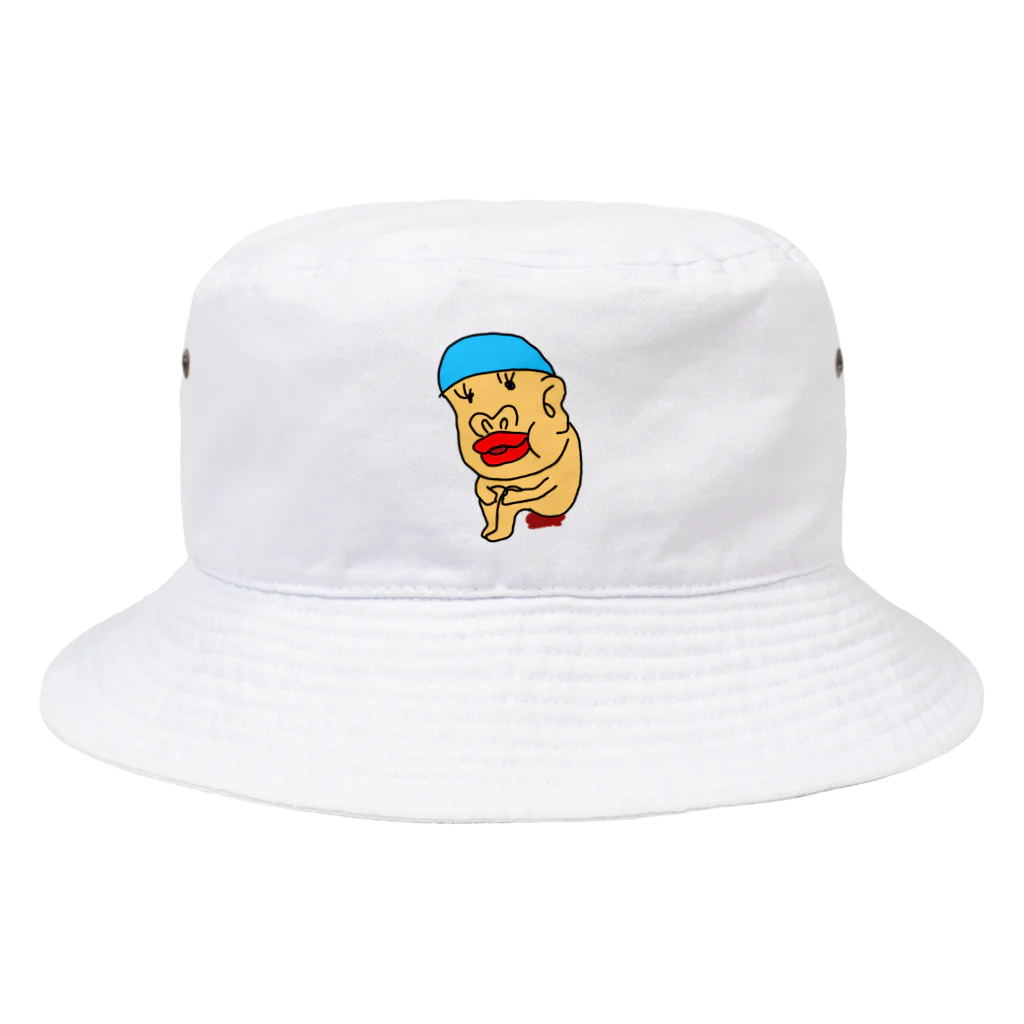 Ren_spの水泳帽うんちのレンくん Bucket Hat