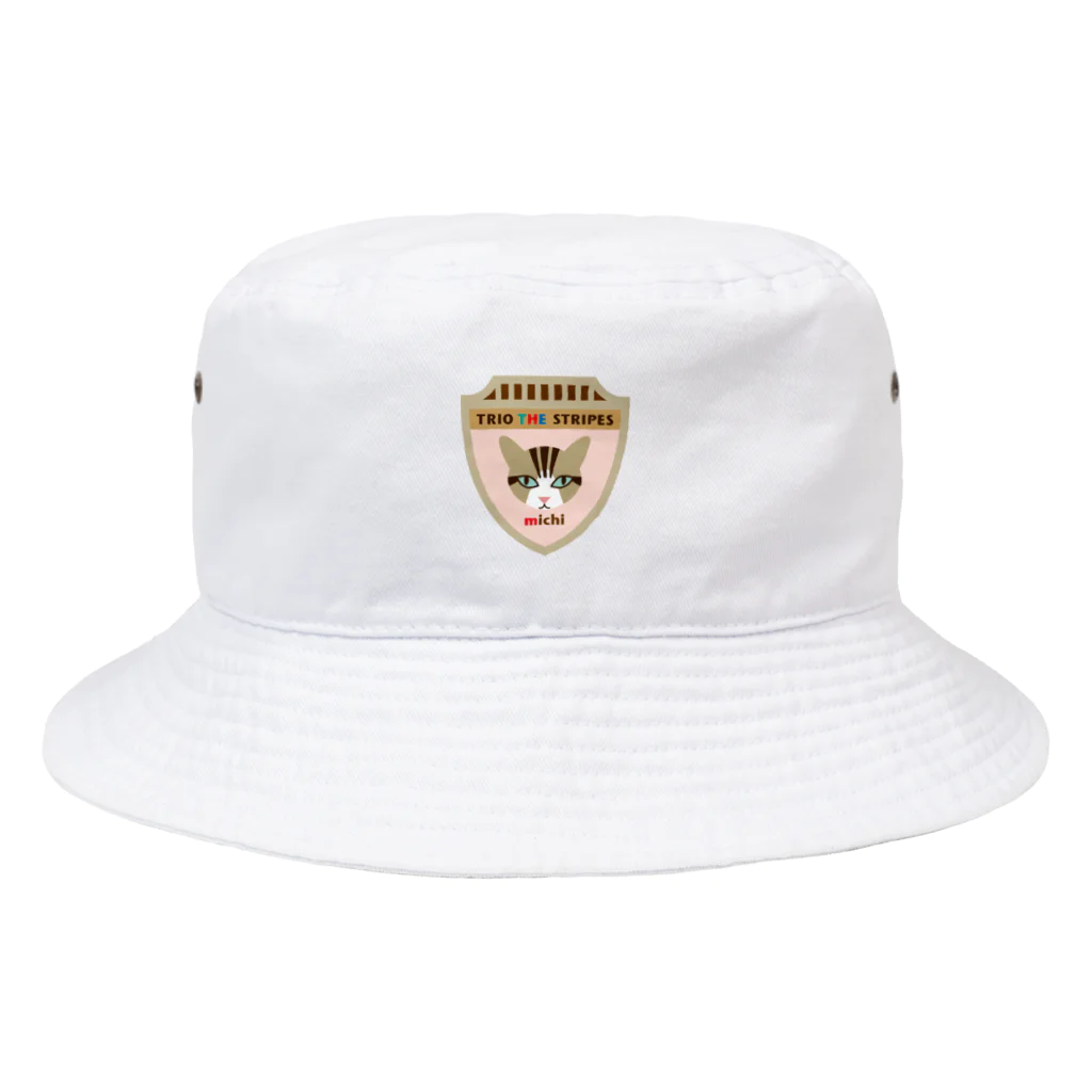 エダマメトイチのトリオ ザ ストライプ michi Bucket Hat