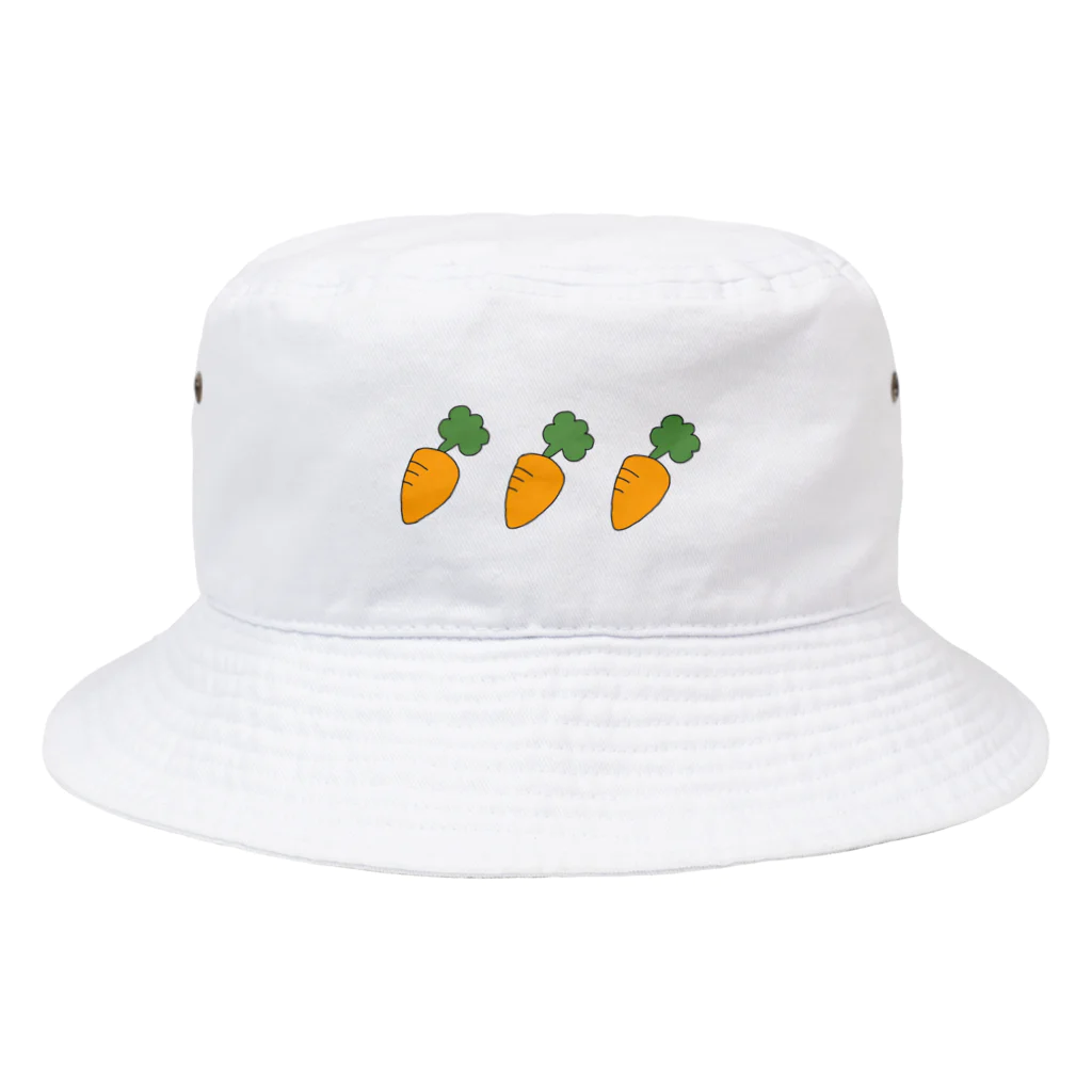 omameyasanのにんじん Bucket Hat