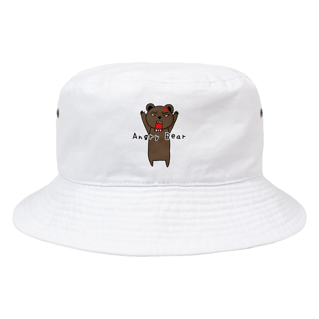 麦畑のおこ熊 Bucket Hat