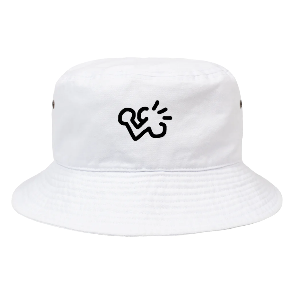 ダルマワークスのバッキバキース（クロチン） Bucket Hat