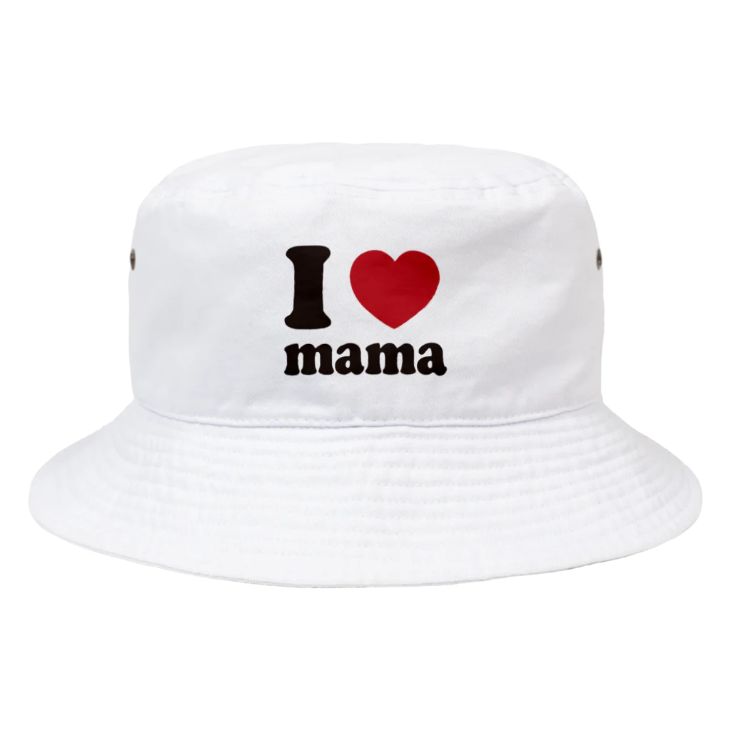 キッズモード某のI love mama バケットハット