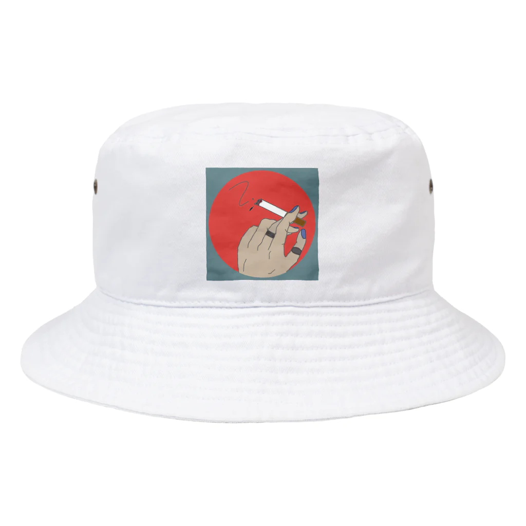 no nameのタバコ Bucket Hat