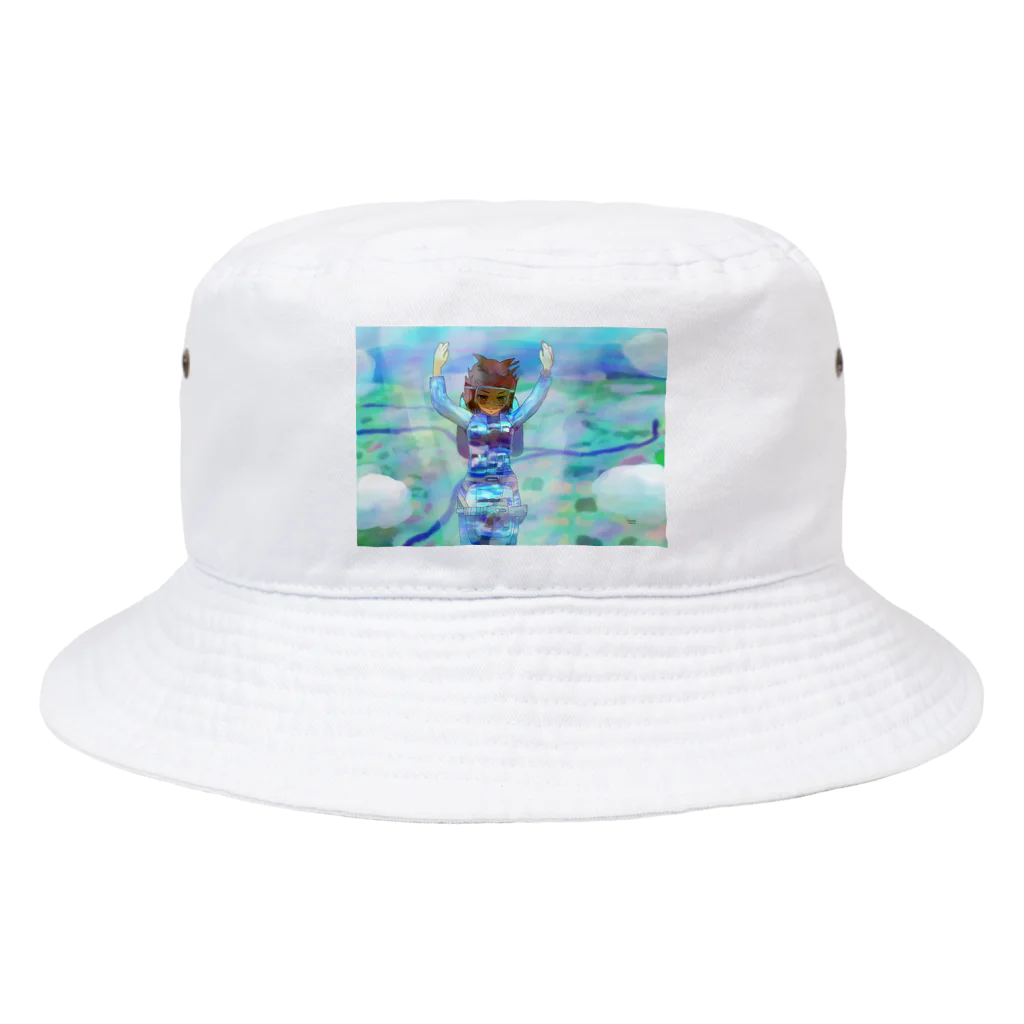 きなこもちの小屋２号店の空挺部隊の女の子 Bucket Hat