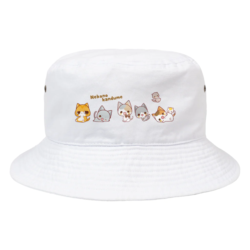 aska/ねこのかんづめのにゃんこたち Bucket Hat