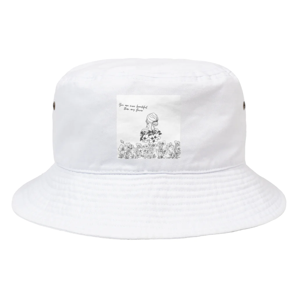 minohiのflower　＆　girls Bucket Hat