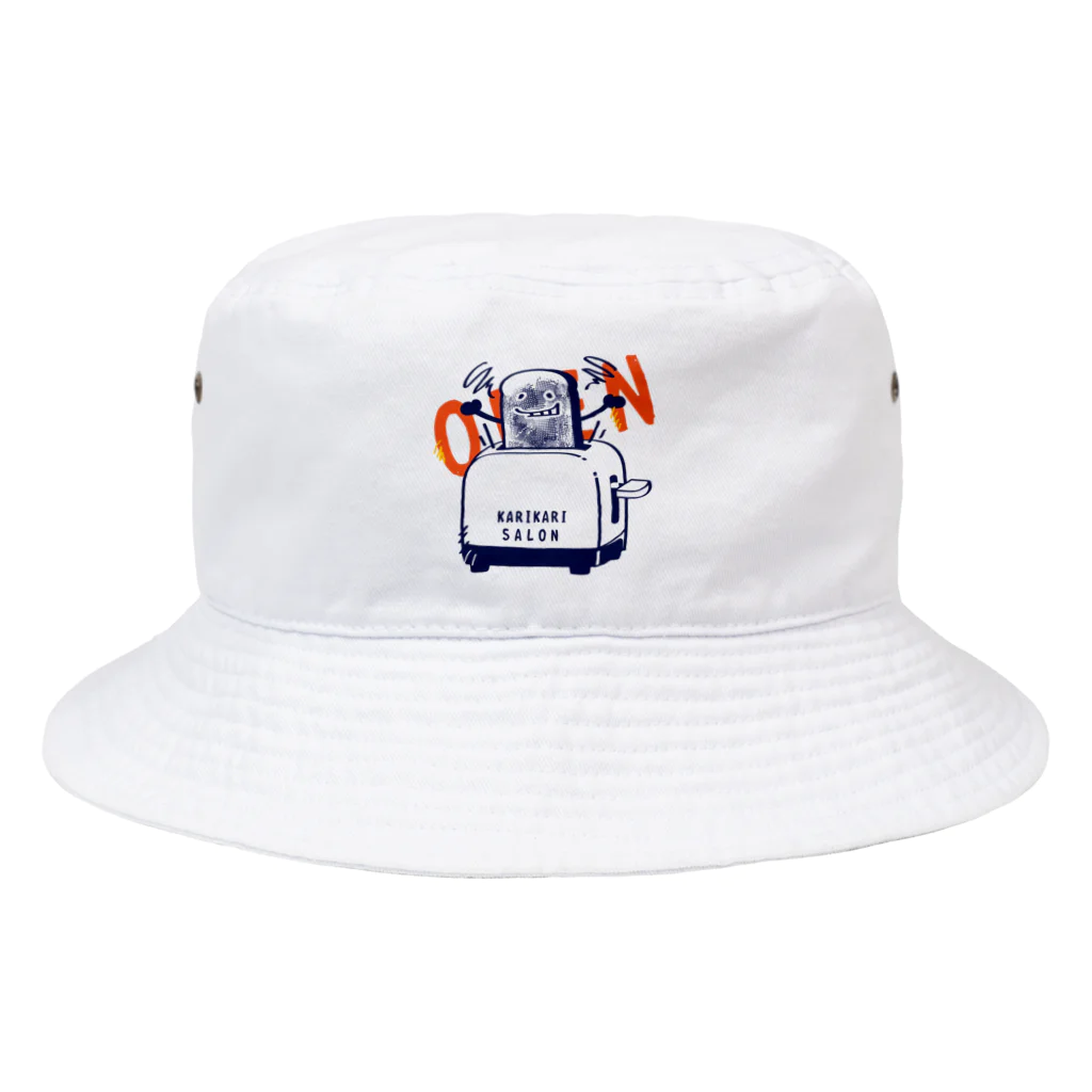 イラスト MONYAAT のカリカリサロンH Bucket Hat