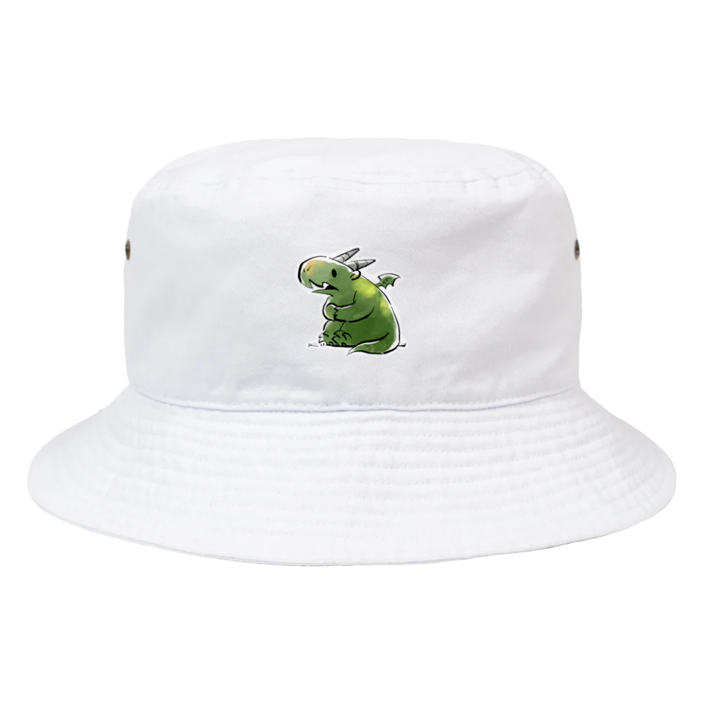 ハチノショップ　スズリ店の苔ドラゴン Bucket Hat