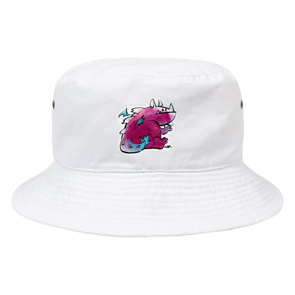 ハチノショップ　スズリ店のあごかゆいドラゴン Bucket Hat