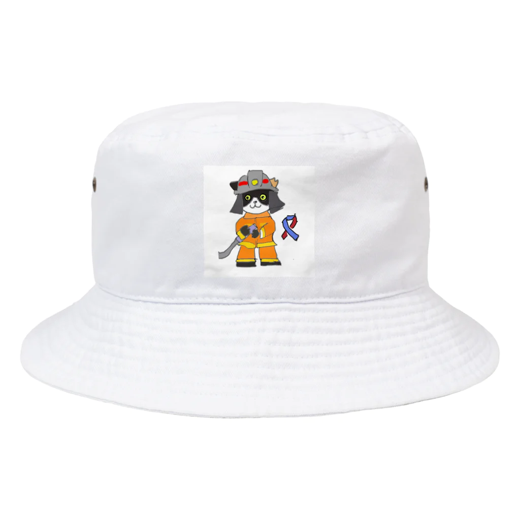 Yas😿🦖🕊の猫　国際消防士の日 Bucket Hat