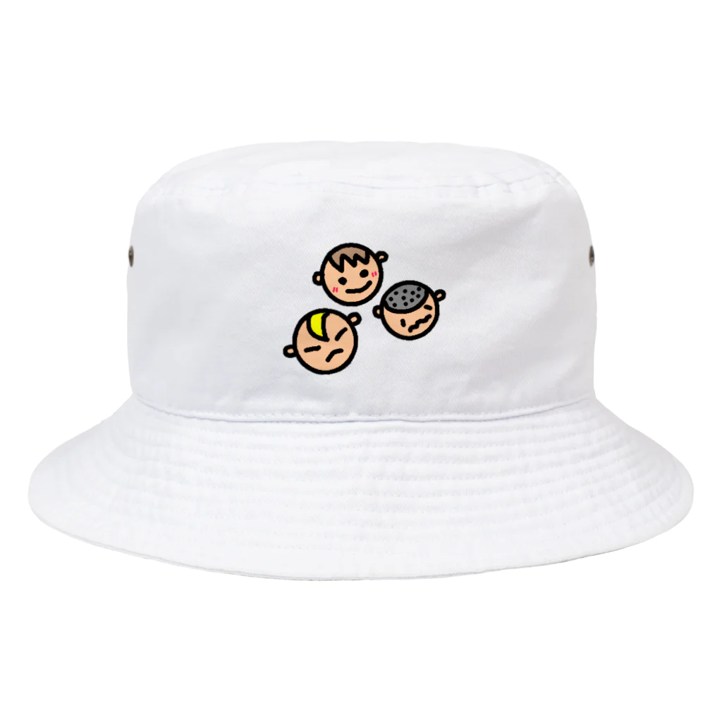 usa100の喜怒哀楽三兄弟２ Bucket Hat