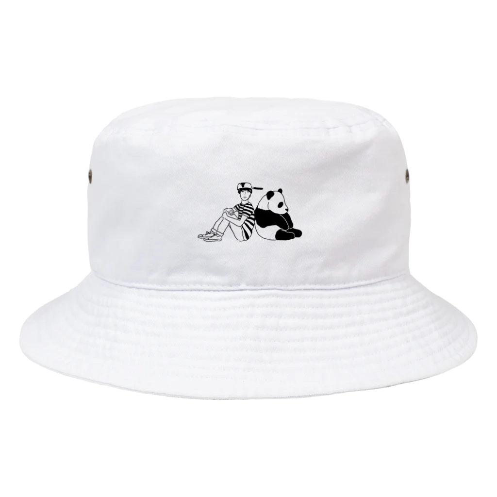 なべぼだのなべぼだと子パンダ Bucket Hat