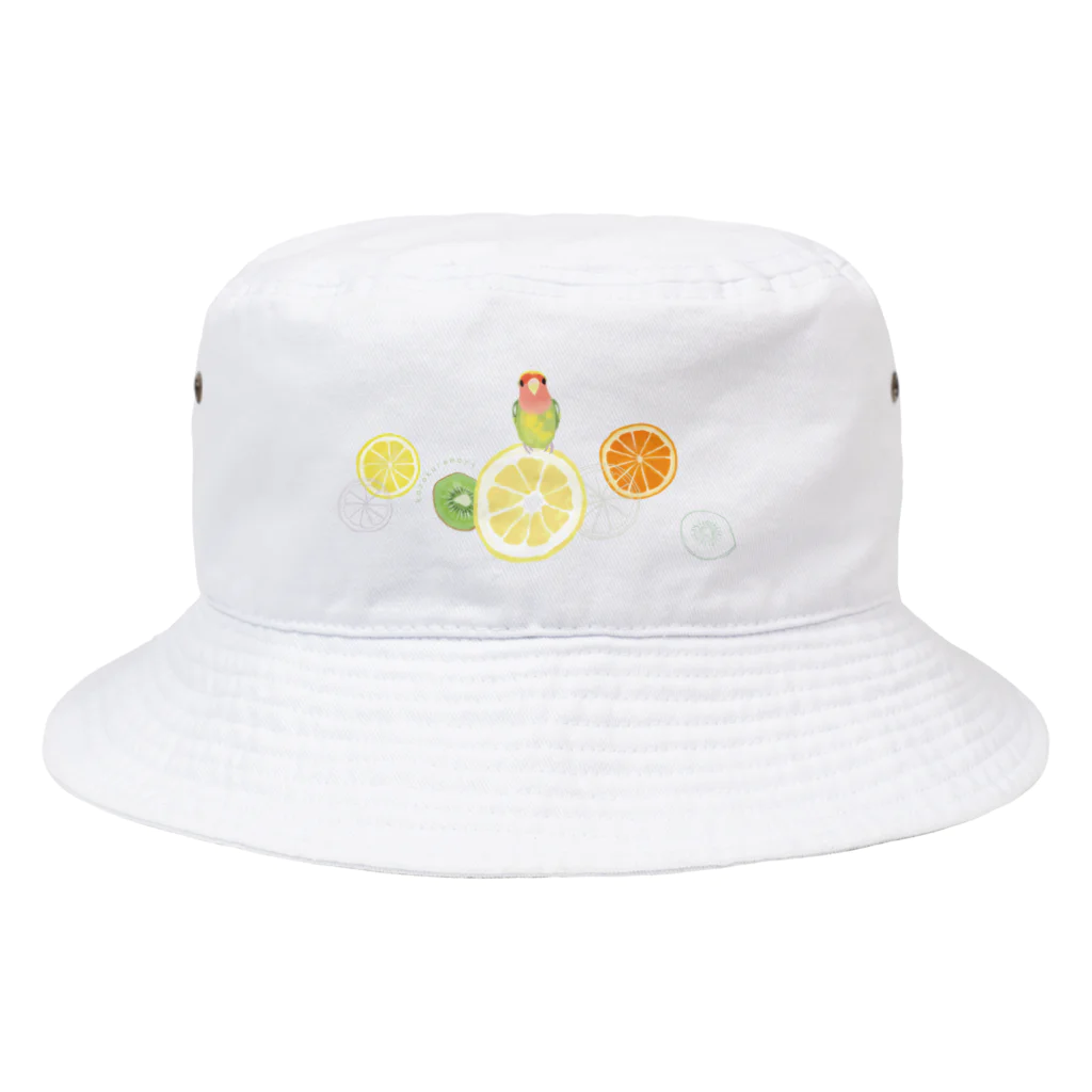 小桜森のコザクラとフルーツ Bucket Hat