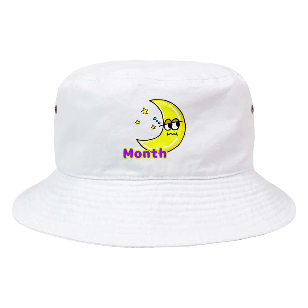 ハッチのSleepingMonth Bucket Hat