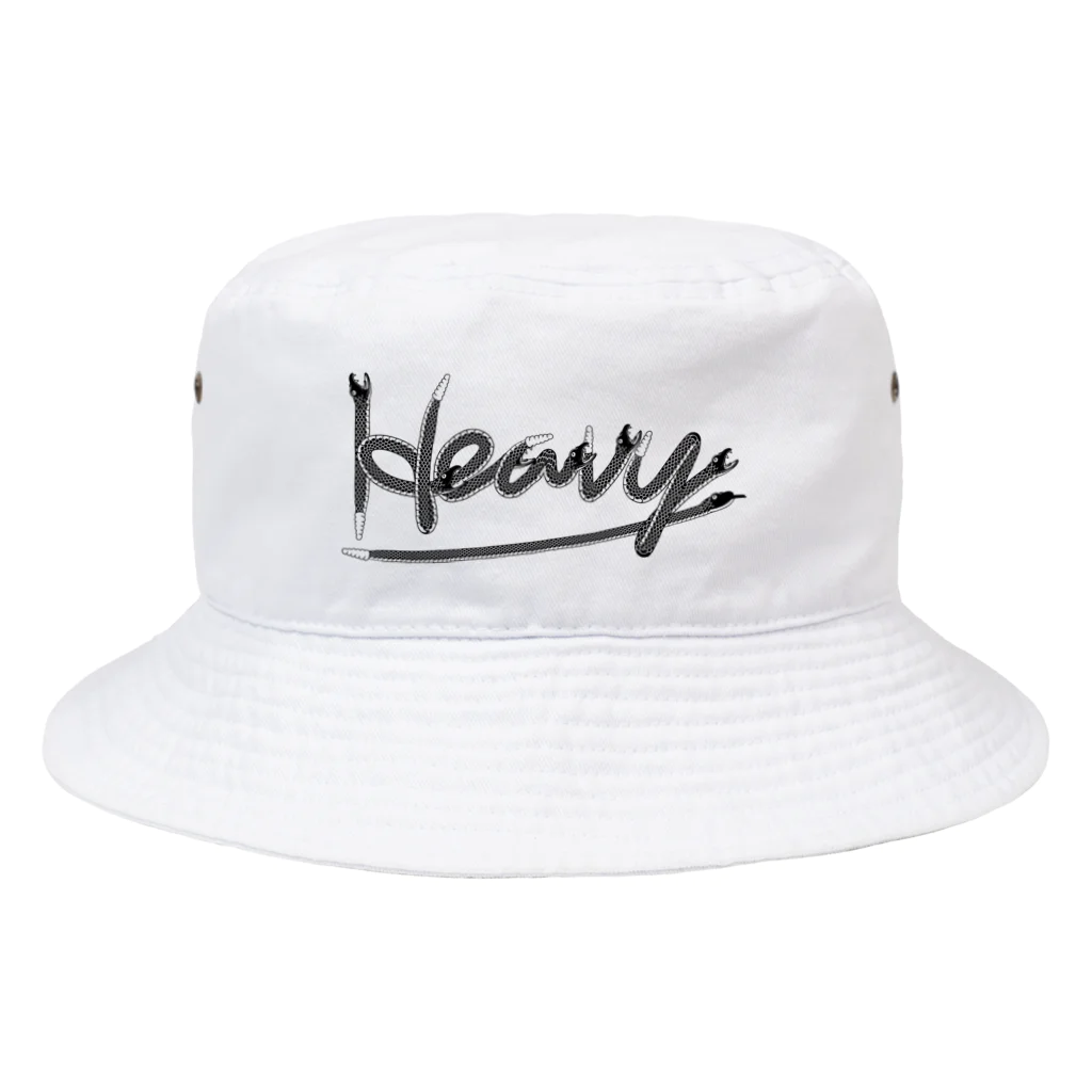 イラスト MONYAAT の蛇でHEAVY　 Bucket Hat