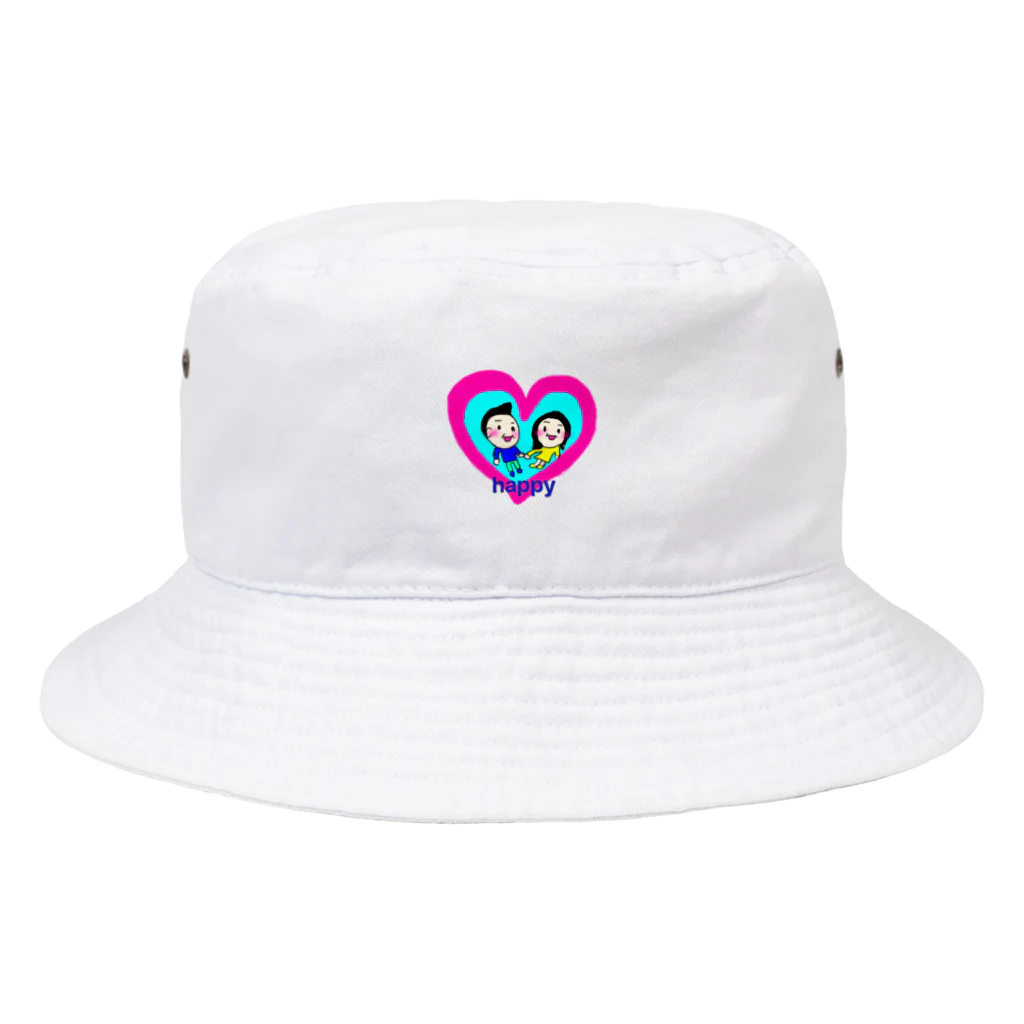 tekuのハッピーちゃん Bucket Hat