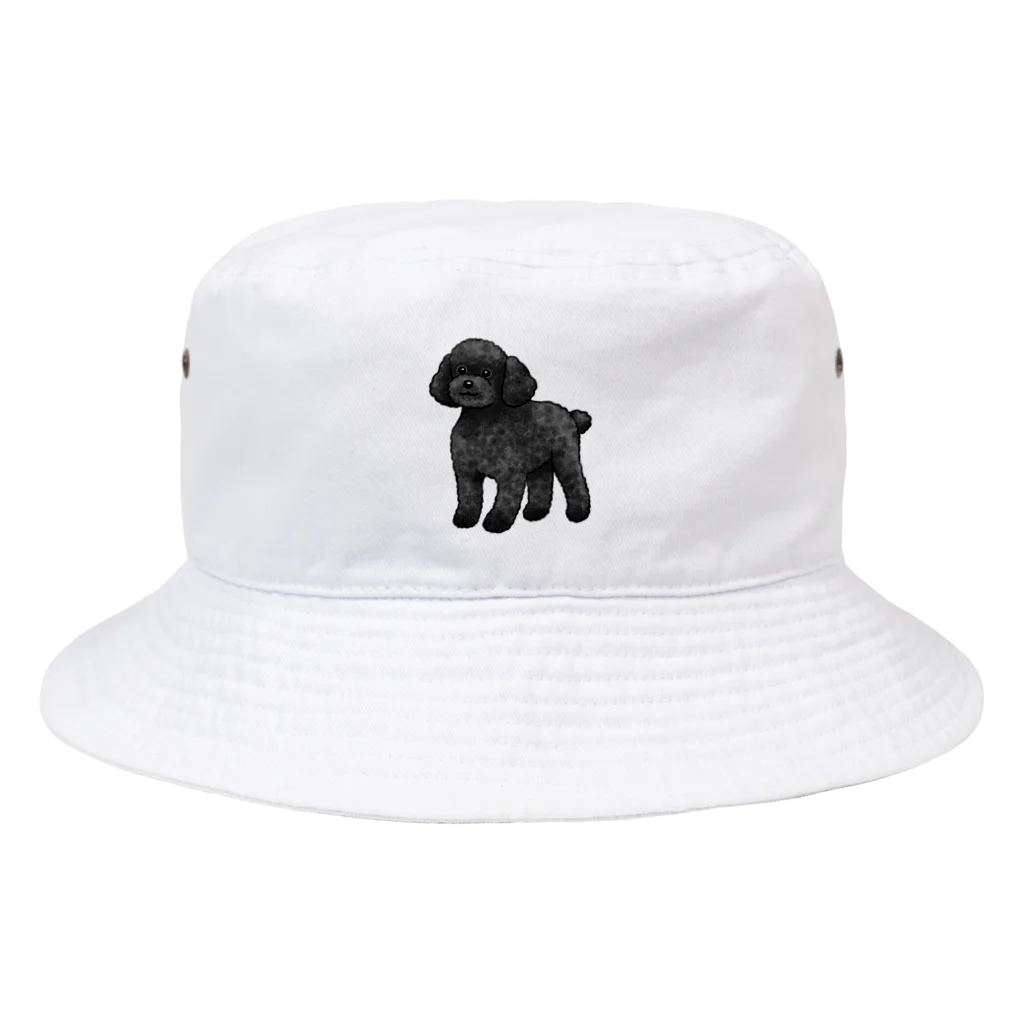 chippokeのトイプードル ブラック Bucket Hat