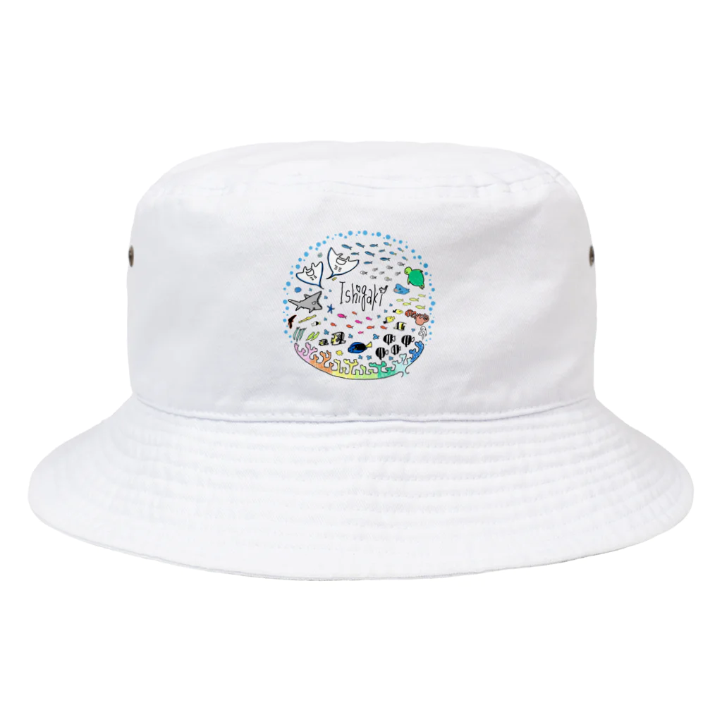 ぎょぎょまあとの石垣島の海の中 Bucket Hat