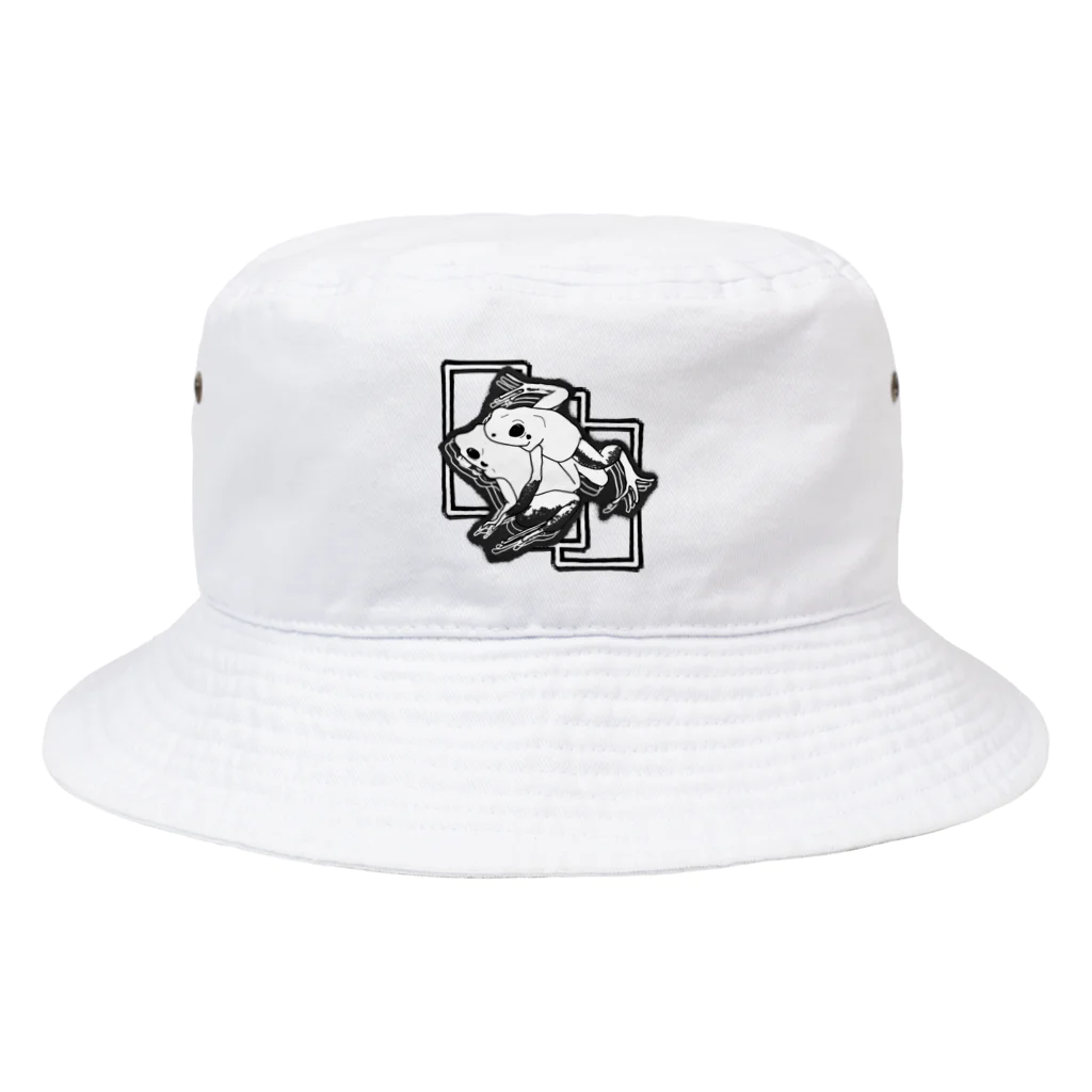 PHANT-ﾌｧﾝﾄ-のカエル Bucket Hat