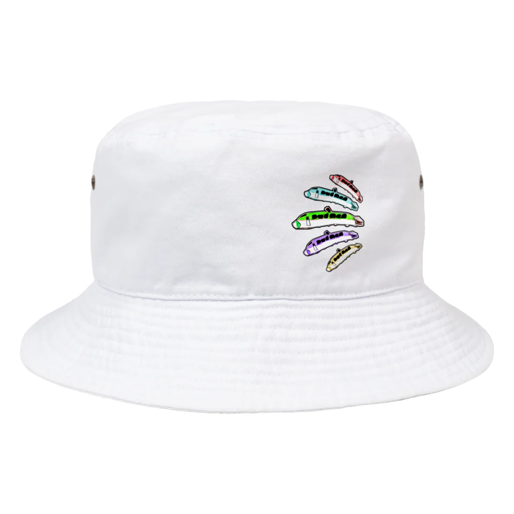 お絵描きkidsの店のからふる新幹線２ Bucket Hat