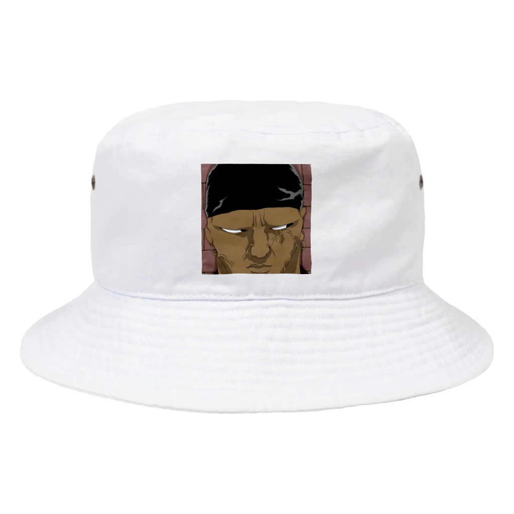 株式会社スガノワークスのBlack Man Bucket Hat