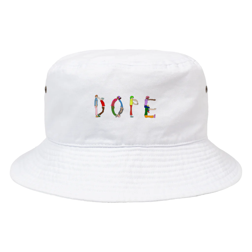 微4°のDOPE Bucket Hat