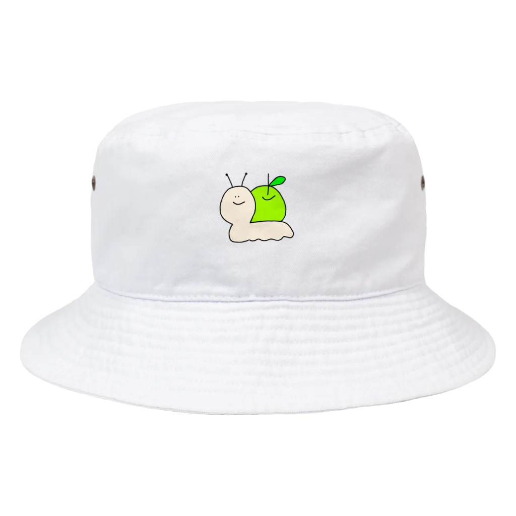 ゆるいもの倶楽部の🐌カタツムりんご🍏 Bucket Hat