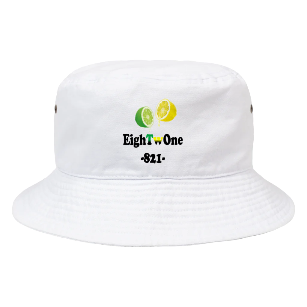 ストリートファッションはEighTwOne-821-(えいとぅーわん はちにーいち)のレモンライム Bucket Hat