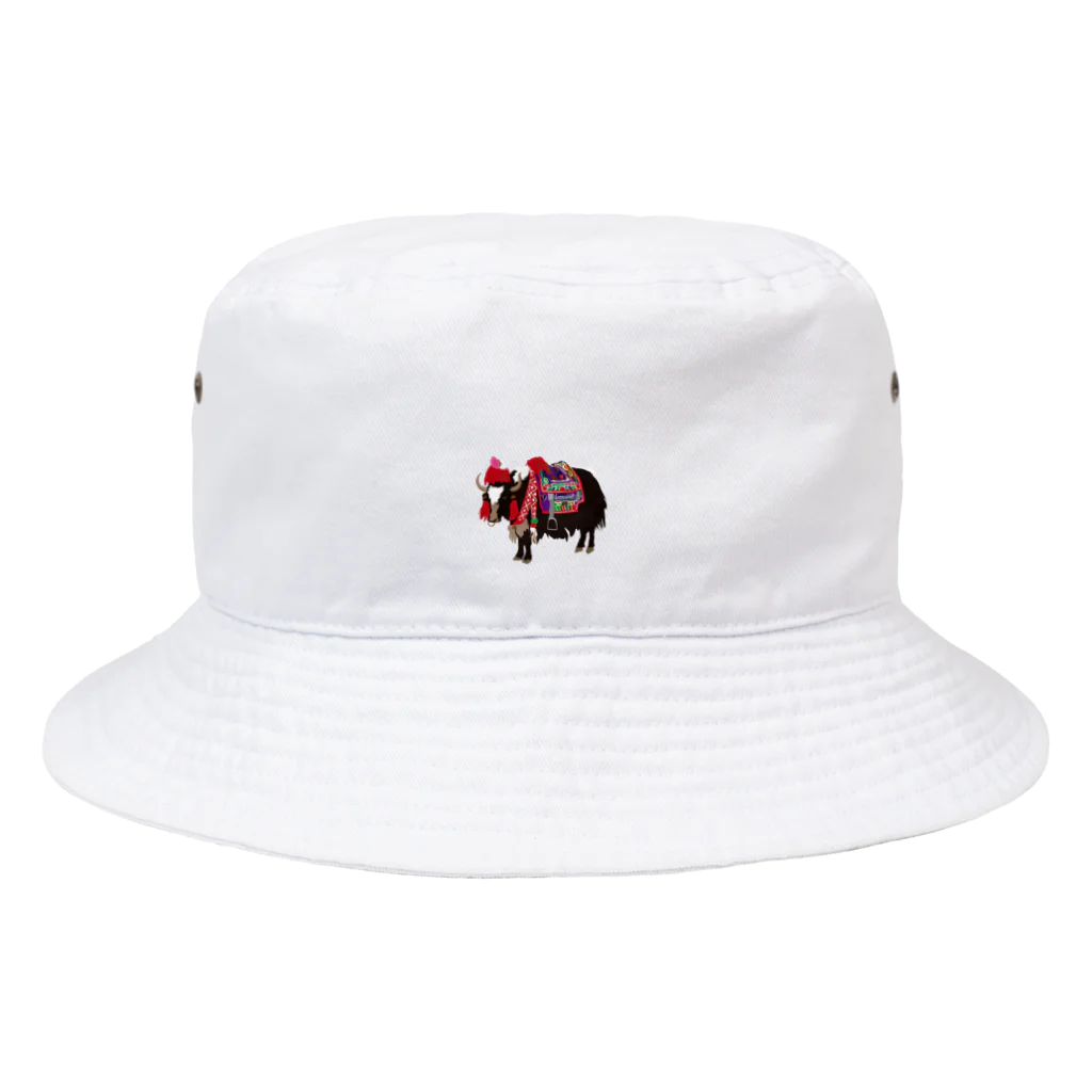 USHIDELEK(ウシデレ)のお粧しヒマラヤのヤク Bucket Hat
