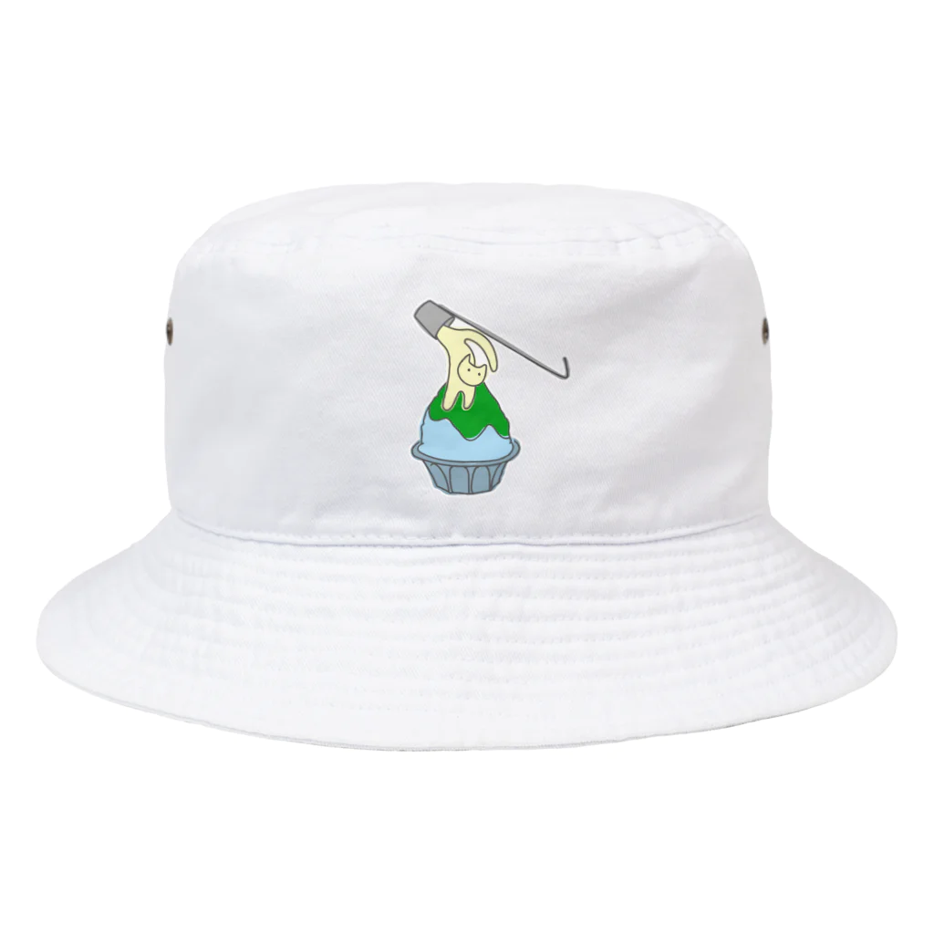 CHOTTOPOINTの練乳ねこかき氷（メロン／抹茶） Bucket Hat