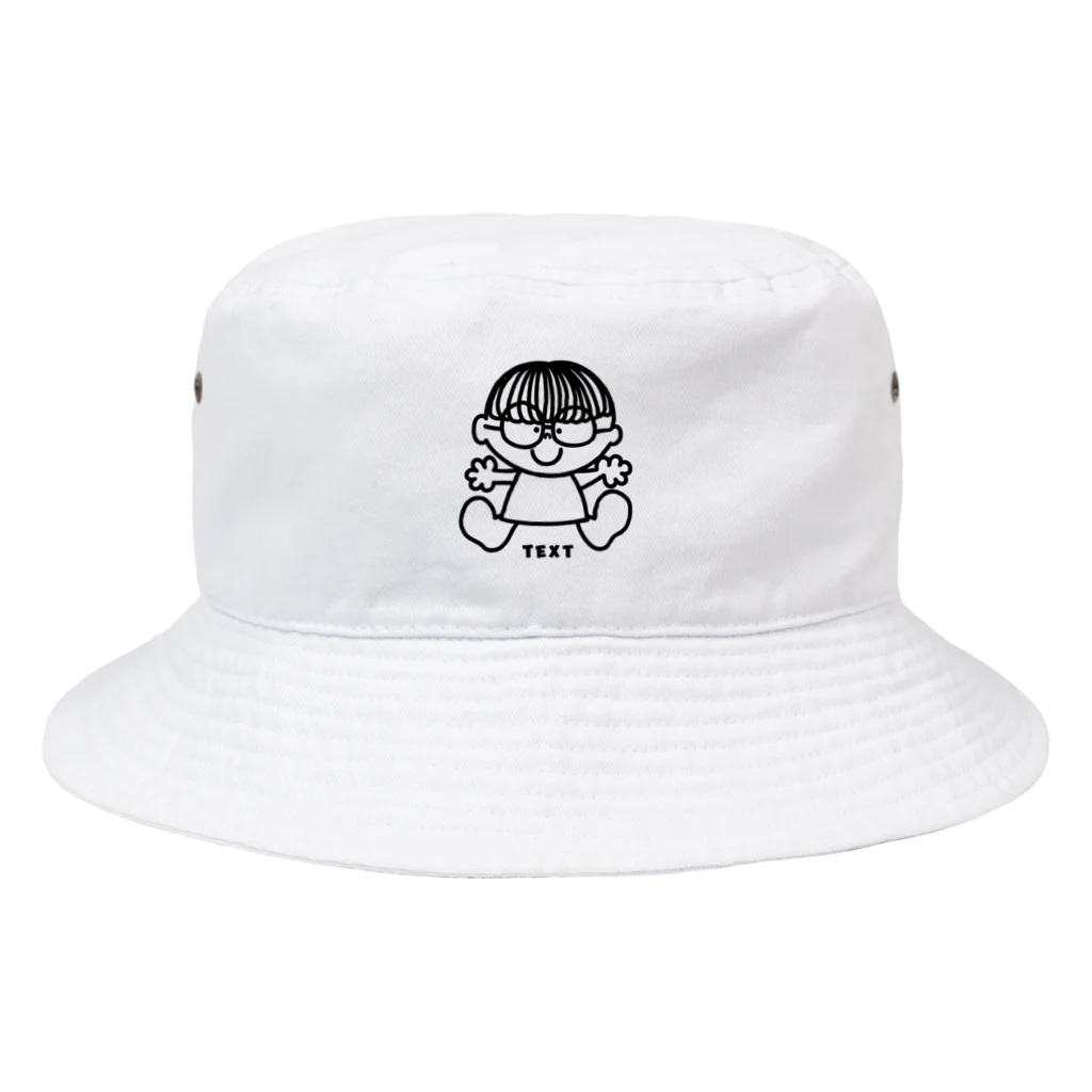 TikuTik Official StoreのTikuTik_TEXT Bucket Hat