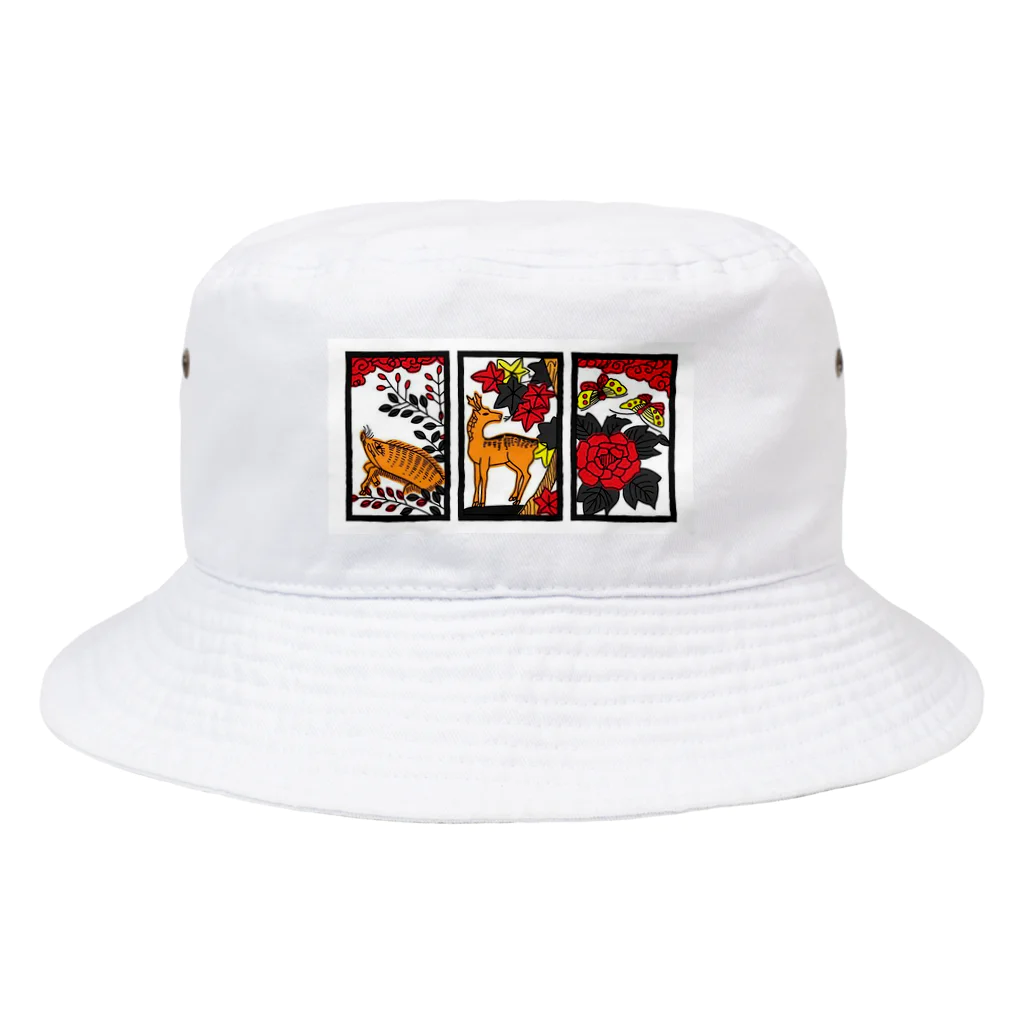 commonsenceのいのしかちょう Bucket Hat