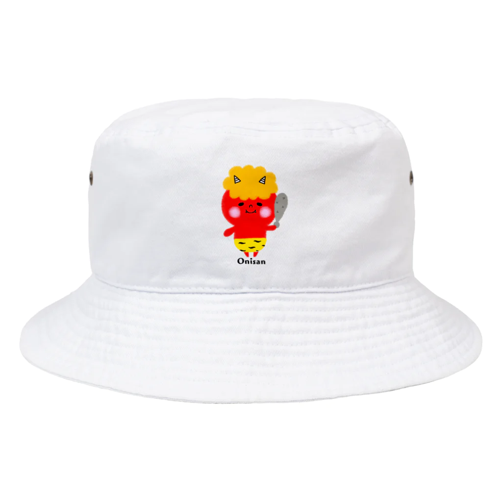 もちぱっちのおにさん Bucket Hat