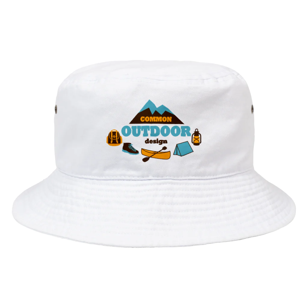 キッズモード某のありふれたアウトドアデザイン Bucket Hat