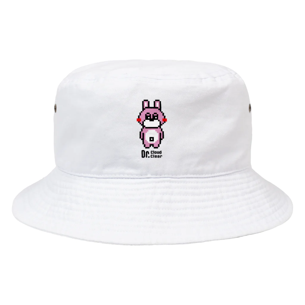 Dr.Cloud ClearのドットUSAGI Bucket Hat