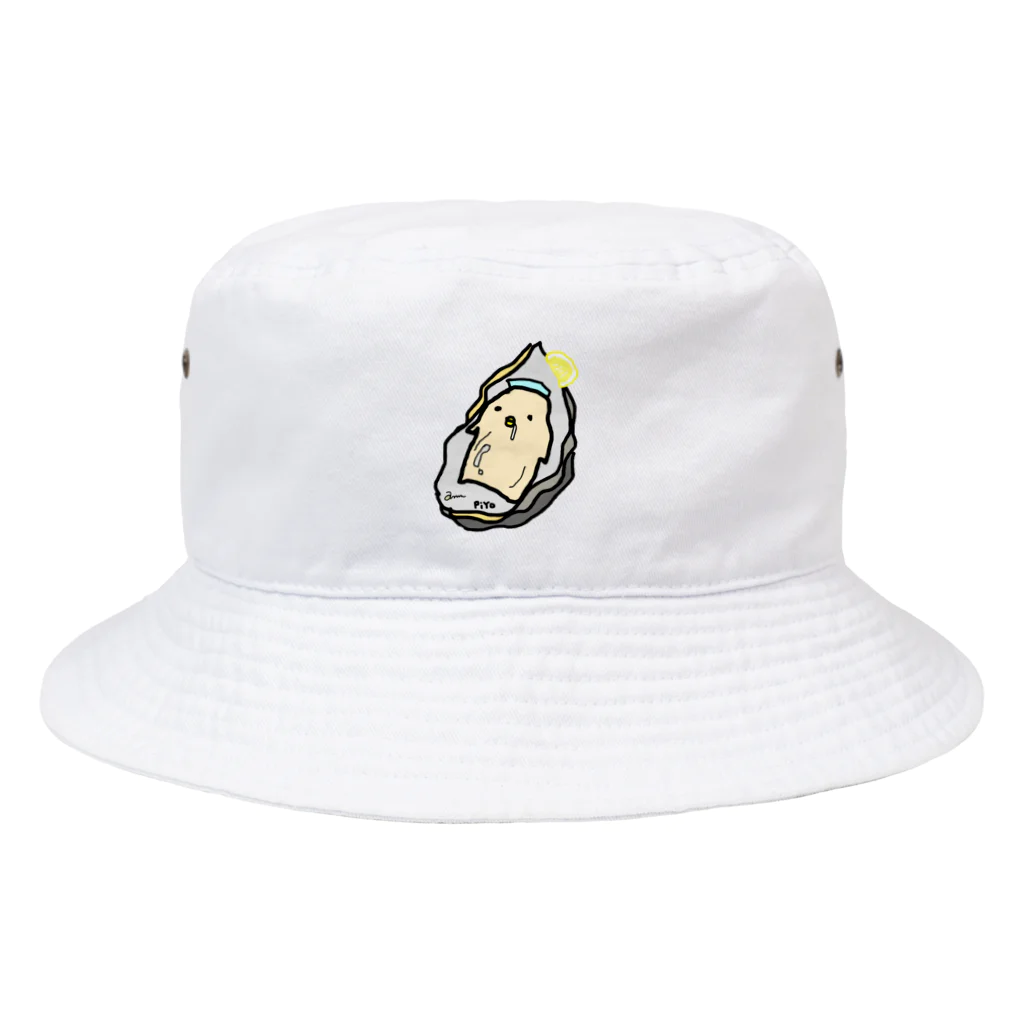 サウナ水風呂好きのぴよ🐤♨️の🦪🍋牡蠣ぴよ🐤♨️ Bucket Hat