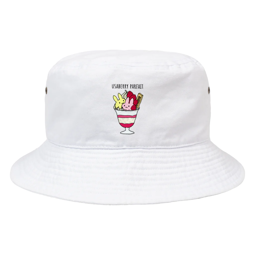 USAGI DESIGN -emi-のうさベリーパフェ Bucket Hat