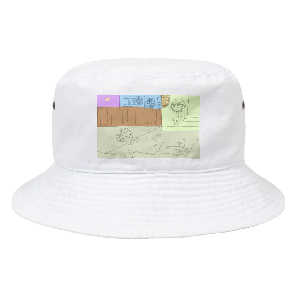 hahihuhe_homichiの路地裏 Bucket Hat