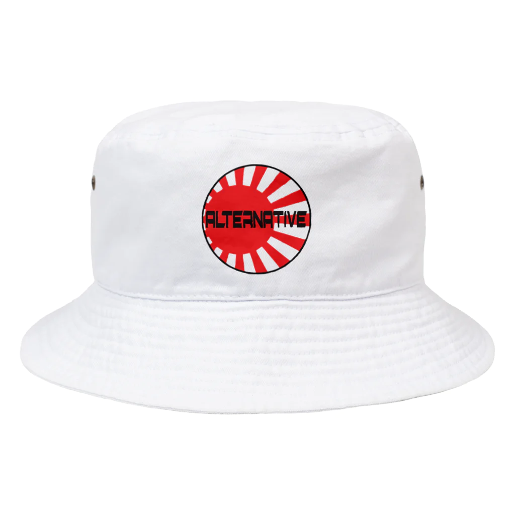 オルタネイティブのオルタネイティ部ライジングサン Bucket Hat