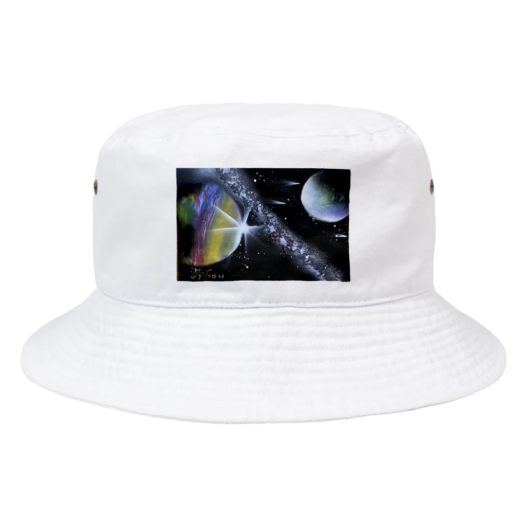 Yessy&Tomo Tienda de artistasの七夕の銀河 Bucket Hat