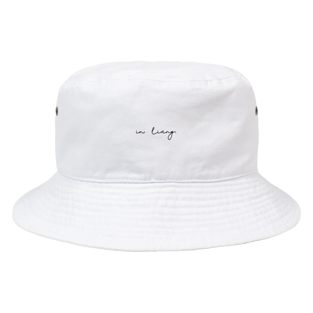 KIOSK in living. のin living. BASIC LOGO Bucket Hat